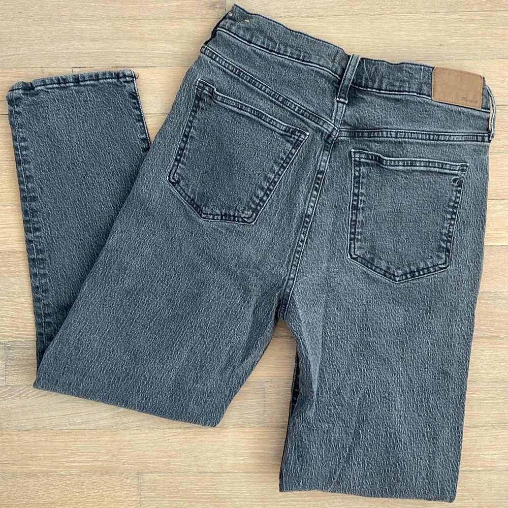 MADEWELL The Perfect Vintage Jean in Washed Black